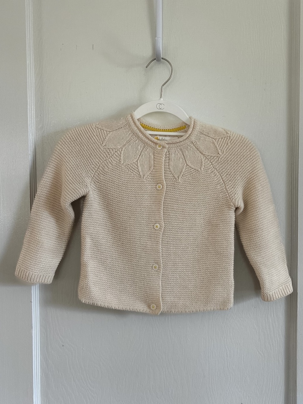 Mini Boden 2-3Y Cream Cardigan